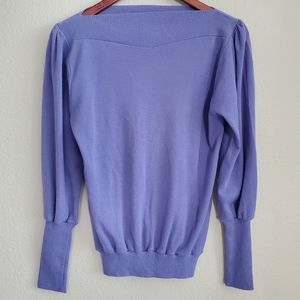 Purple retro sweater